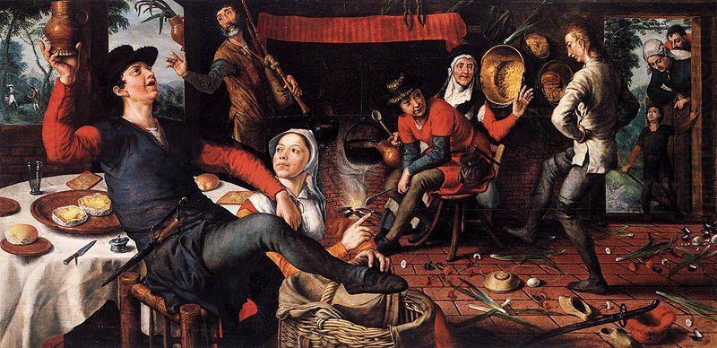 The Egg Dance, Pieter Aertsen